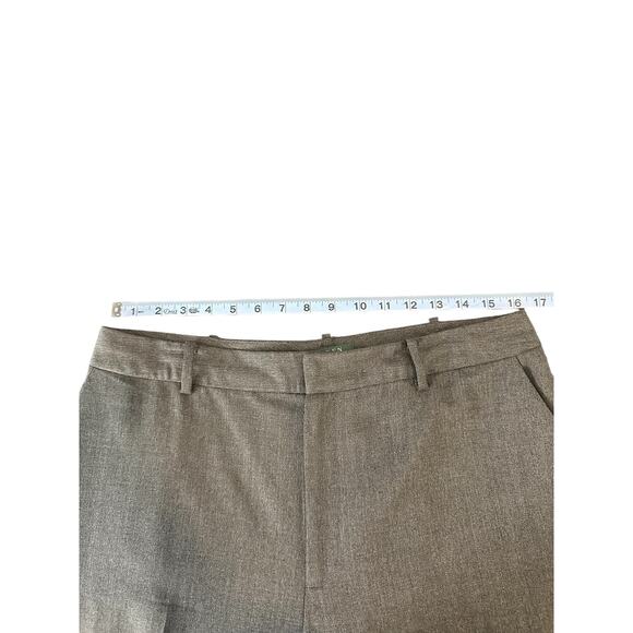 Ralph Lauren Gray Office Career Wool Blend Straight Leg Dress Pants Size 12 - Picture 9 of 12
